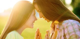 A sorte de ter a mãe e amiga na mesma mulher…