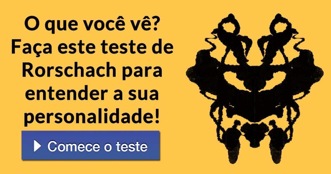 Apenas uma questão do TESTE Rorschach revelará o seu verdadeiro “eu”
