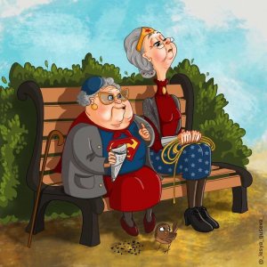 Artista cria série hilária de ilustrações que mostra como seriam os personagens se eles envelhecessem fasdapsicanalise.com.br - Artista cria série hilária de ilustrações que mostra como seriam os personagens se eles envelhecessem