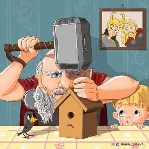 Artista cria série hilária de ilustrações que mostra como seriam os personagens se eles envelhecessem fasdapsicanalise.com.br - Artista cria série hilária de ilustrações que mostra como seriam os personagens se eles envelhecessem