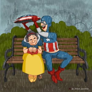 Artista cria série hilária de ilustrações que mostra como seriam os personagens se eles envelhecessem fasdapsicanalise.com.br - Artista cria série hilária de ilustrações que mostra como seriam os personagens se eles envelhecessem