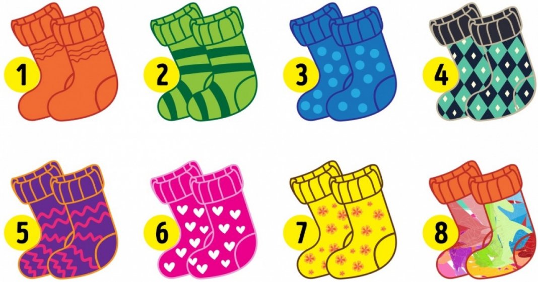 As meias que você escolher pode determinar sua verdadeira personalidade