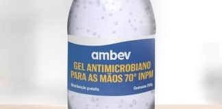 Ambev produzirá 500 mil unidades de álcool em gel para doar a hospitais públicos
