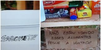Coronavírus: Mulher doa sabonete e comida para moradores de rua