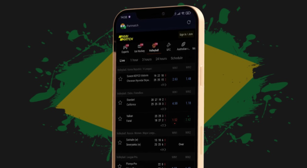 Visão geral do aplicativo móvel Parimatch Brasil